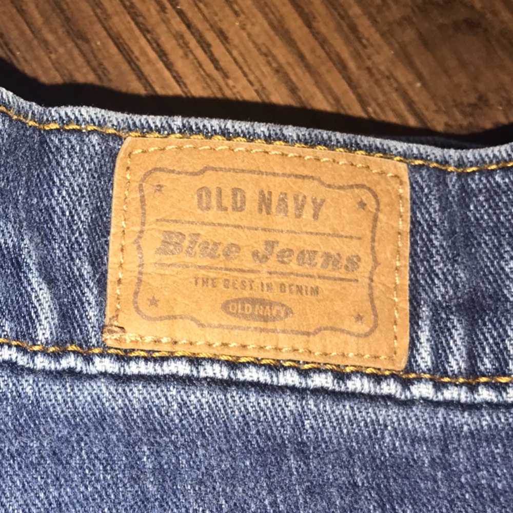 OLD NAVY JEANS SIZE 10 Classic Straight Leg Blue Jeans Boot cut flare - Picture 11 of 12